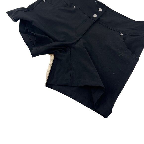 Slazenger Women's Golf Shorts Size 2 Black Polyester Spandex Blend - Picture 3 of 6
